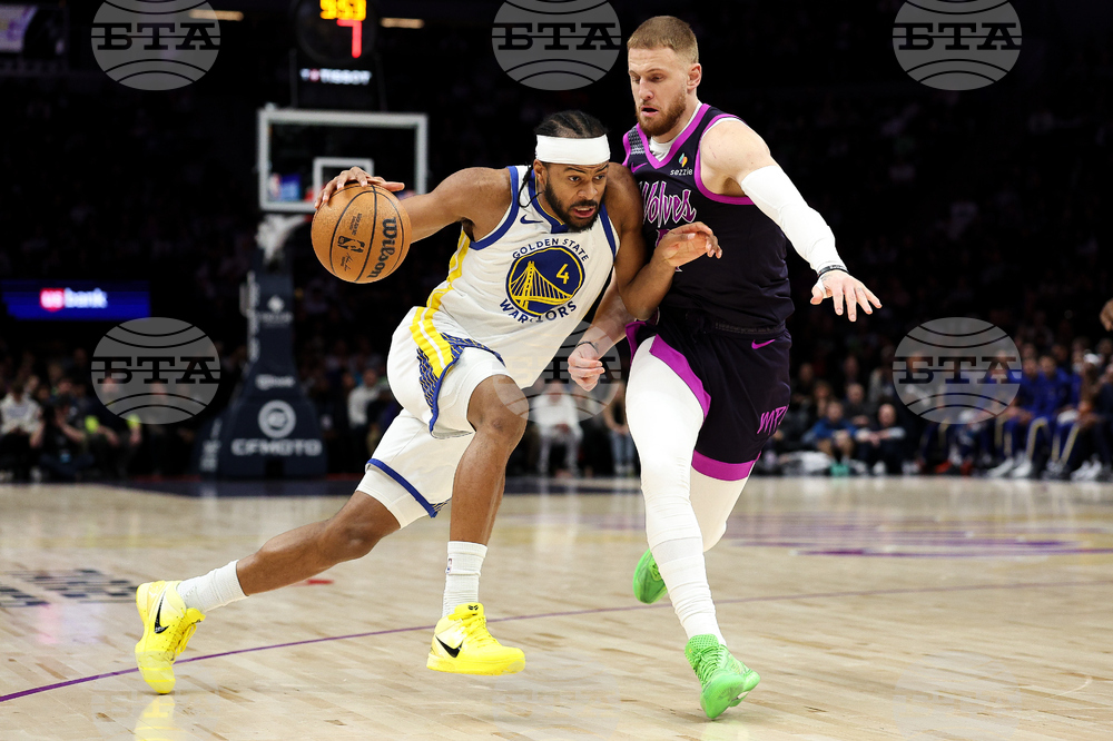 Warriors Timberwolves Basketball