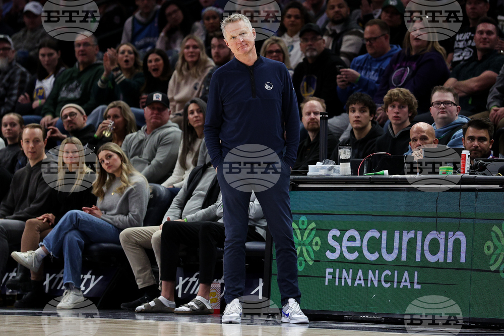 Warriors Timberwolves Basketball