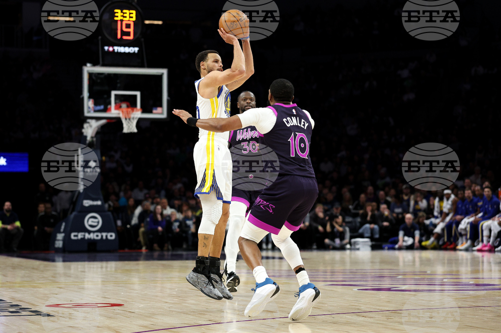 Warriors Timberwolves Basketball