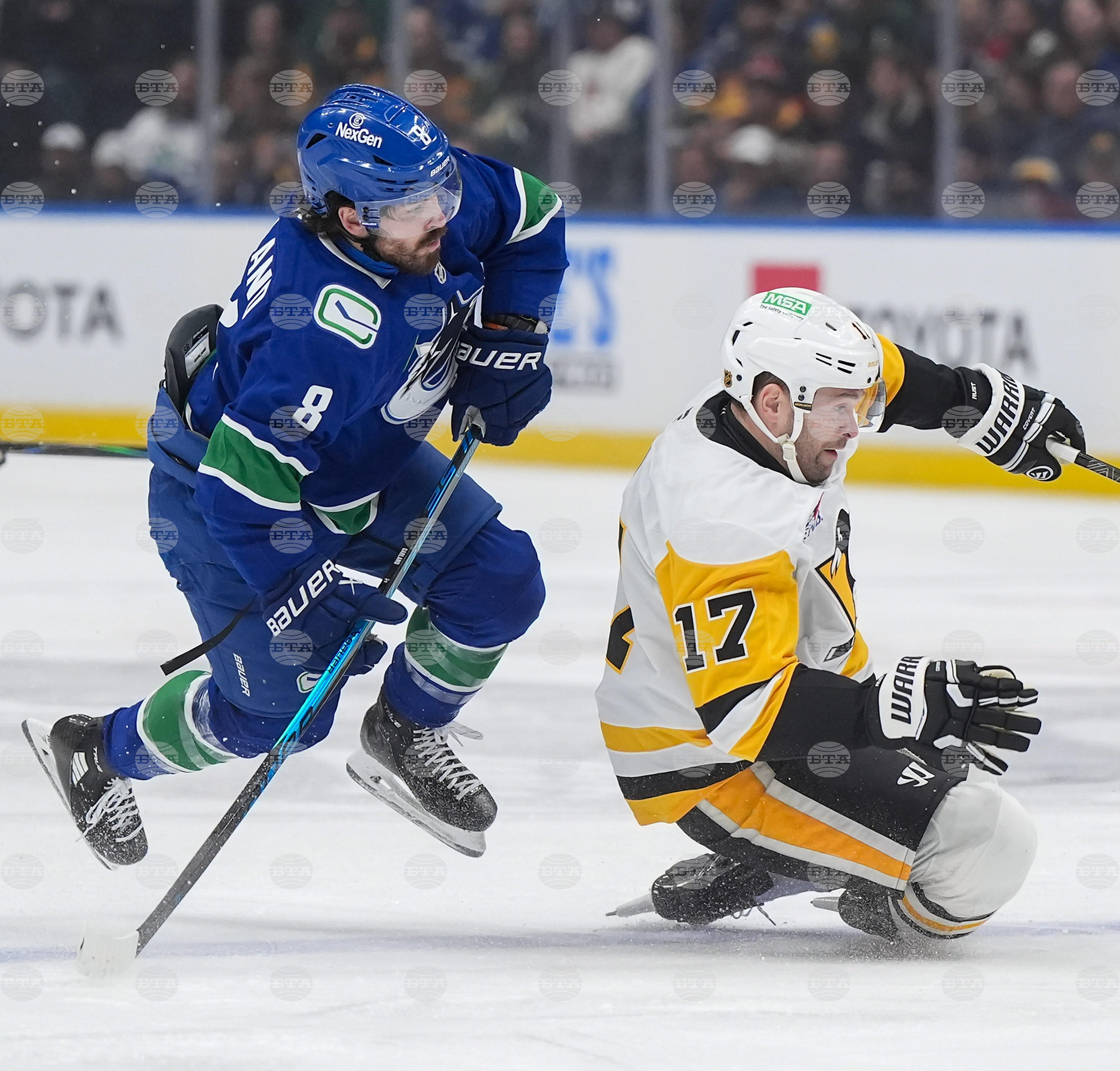 Penguins Canucks Hockey