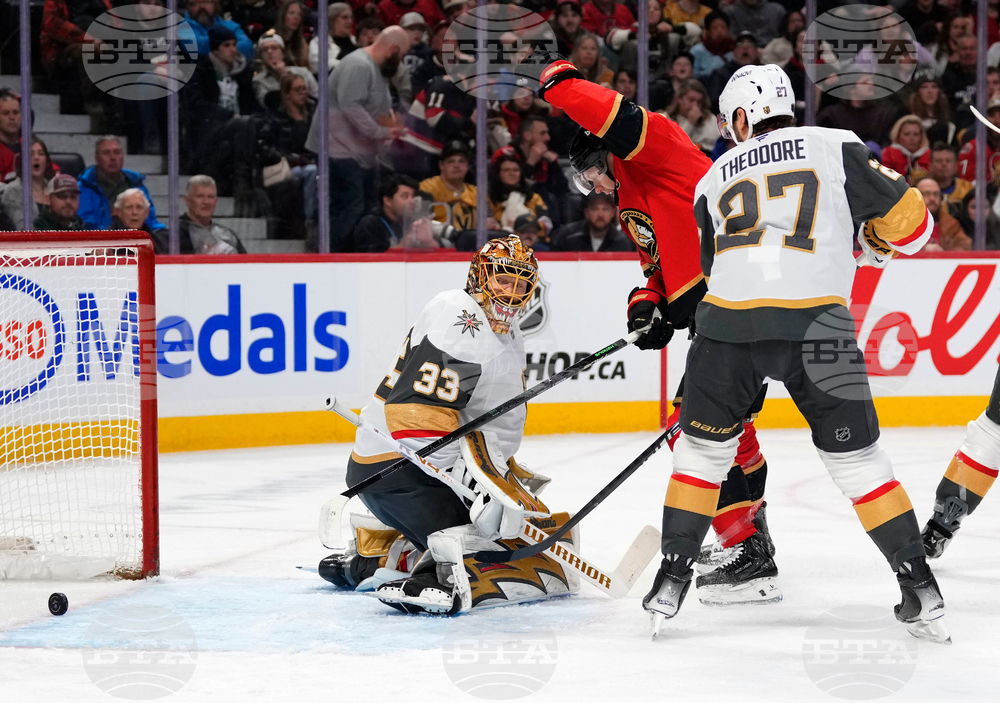 Golden Knights Senators Hockey