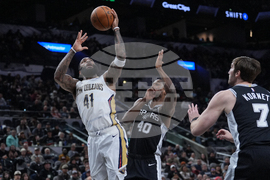 Pelicans Spurs Basketball