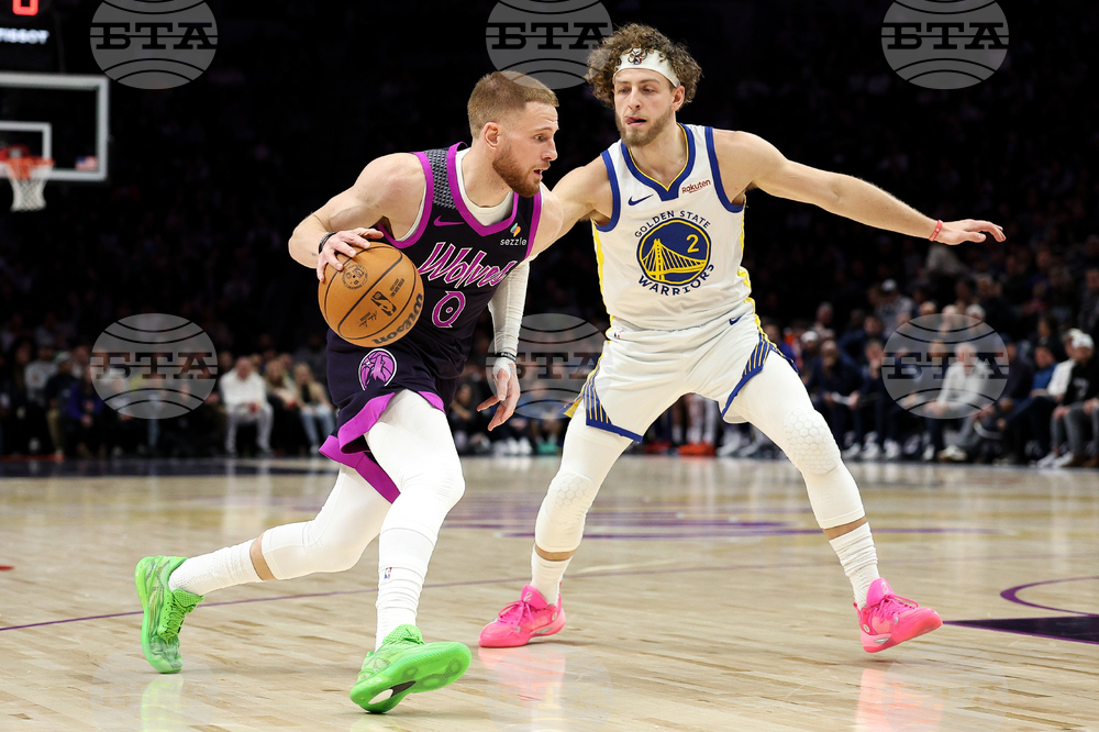 Warriors Timberwolves Basketball