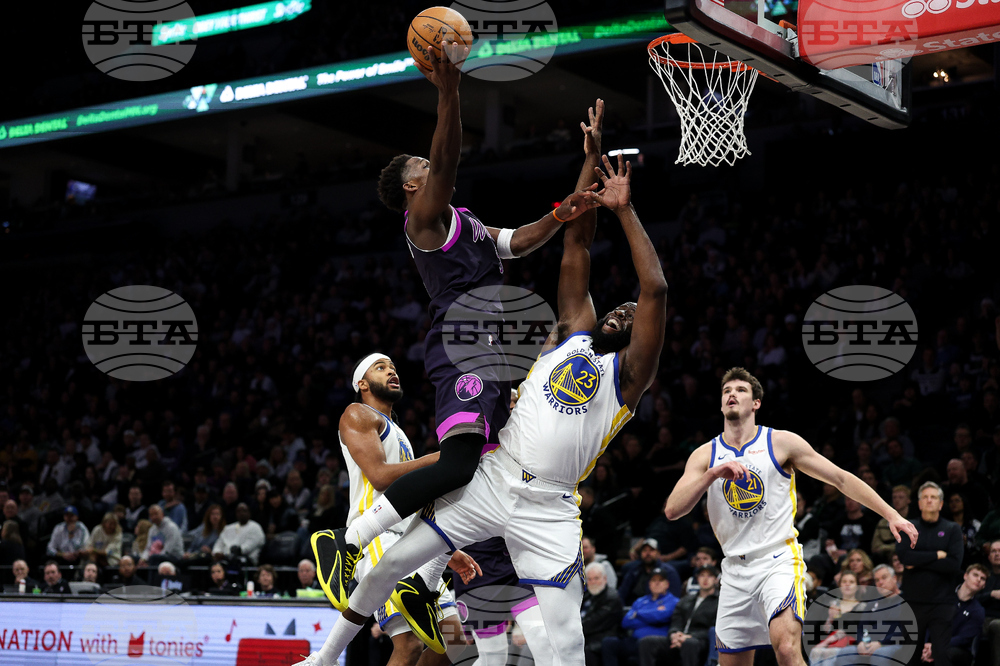 Warriors Timberwolves Basketball