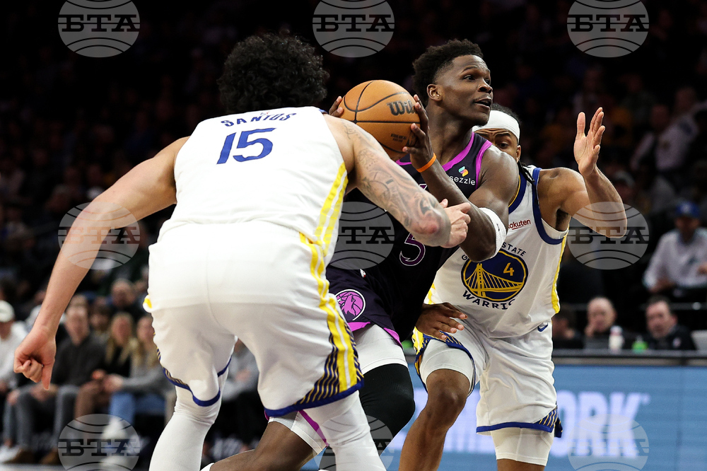 Warriors Timberwolves Basketball