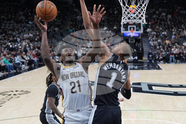 Pelicans Spurs Basketball
