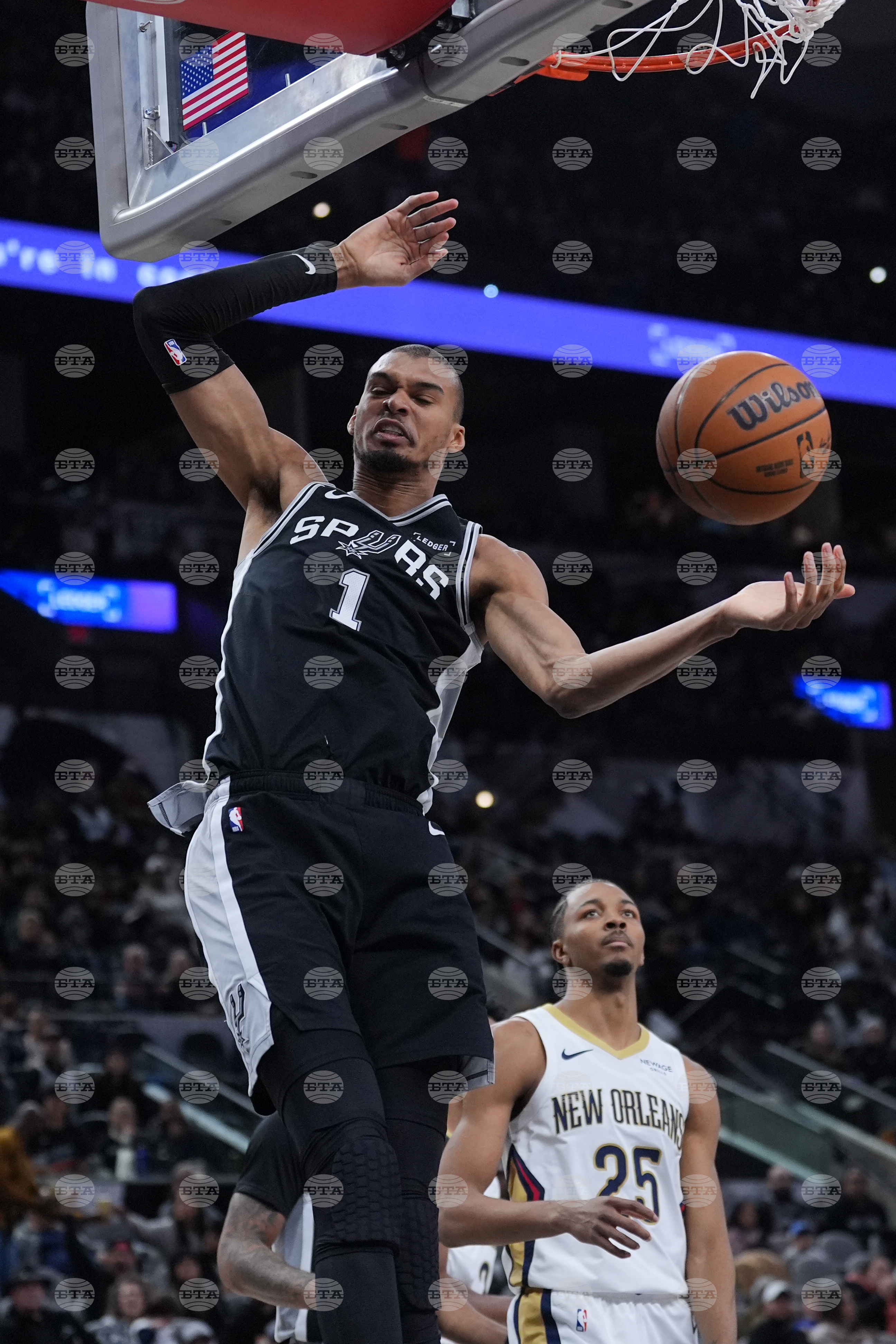 Pelicans Spurs Basketball