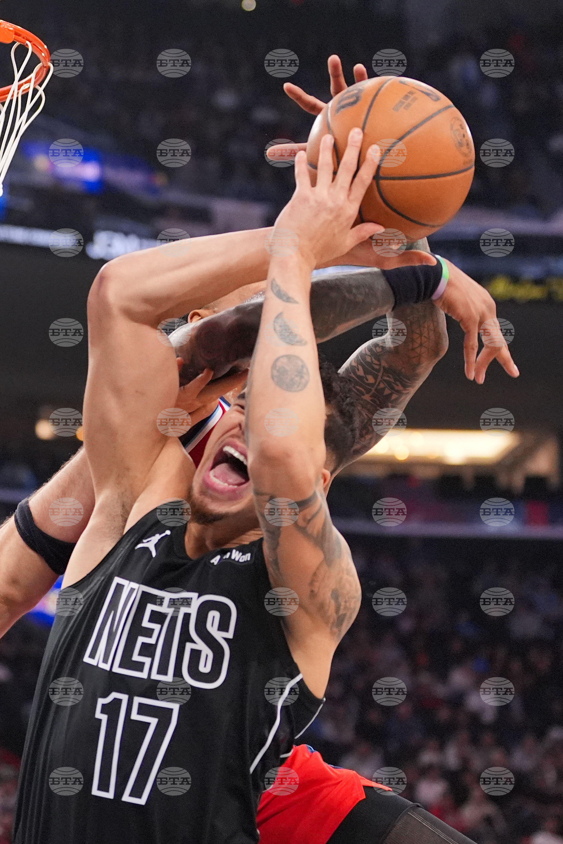 Nets Clippers Basketball