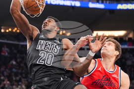 Nets Clippers Basketball