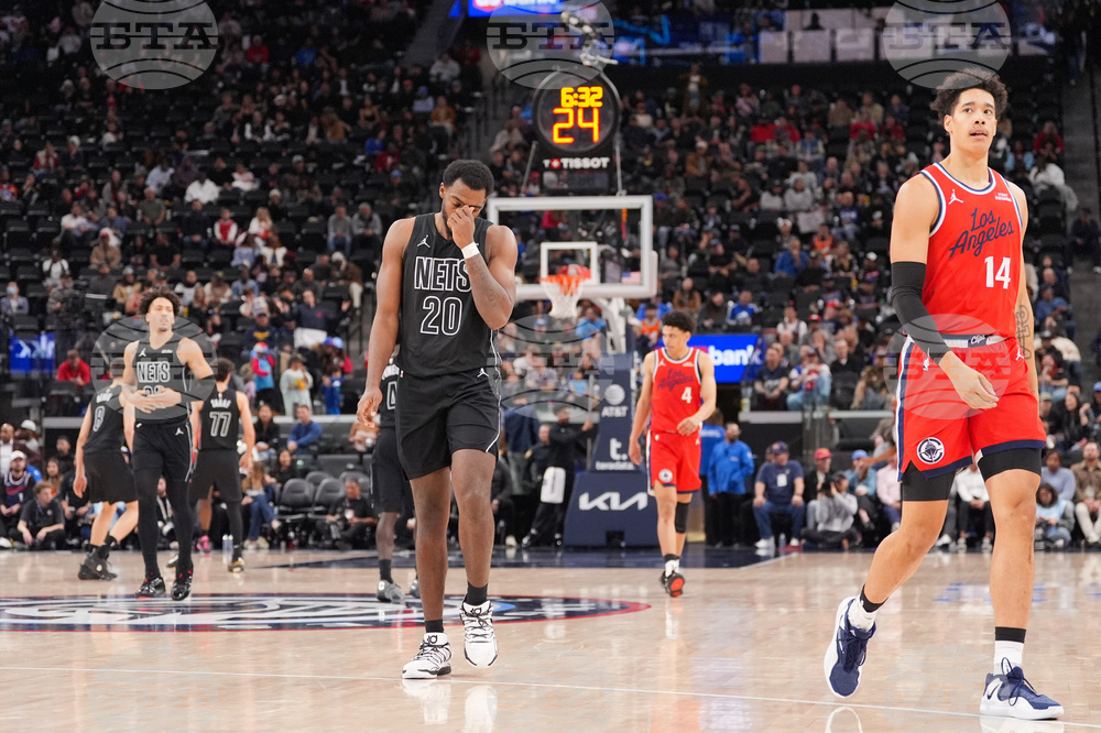 Nets Clippers Basketball