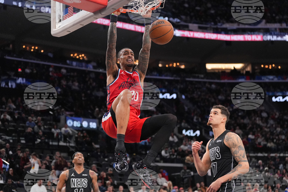 Nets Clippers Basketball