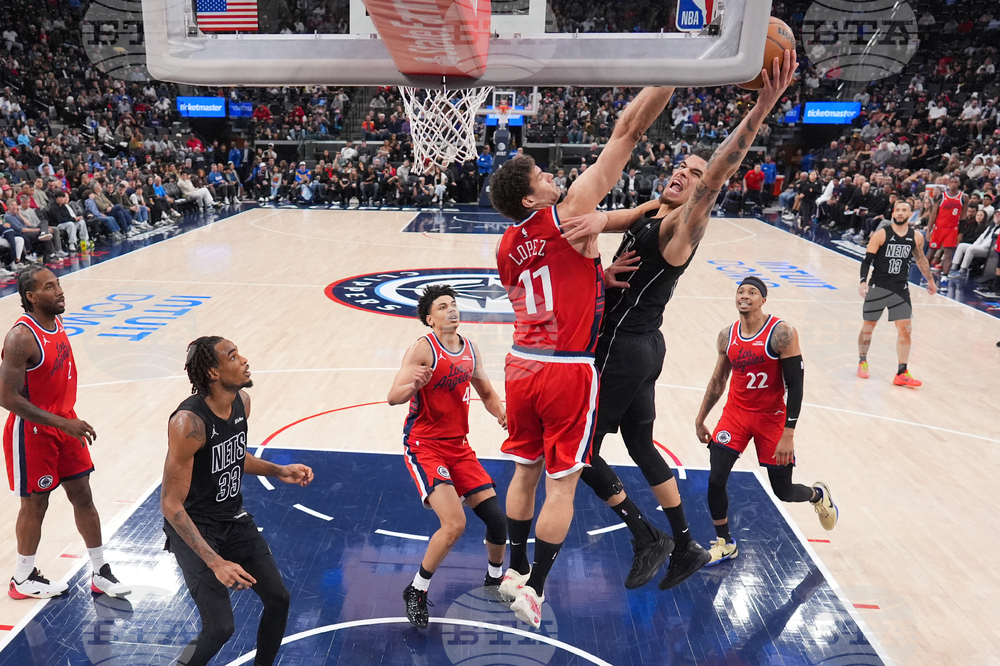 Nets Clippers Basketball