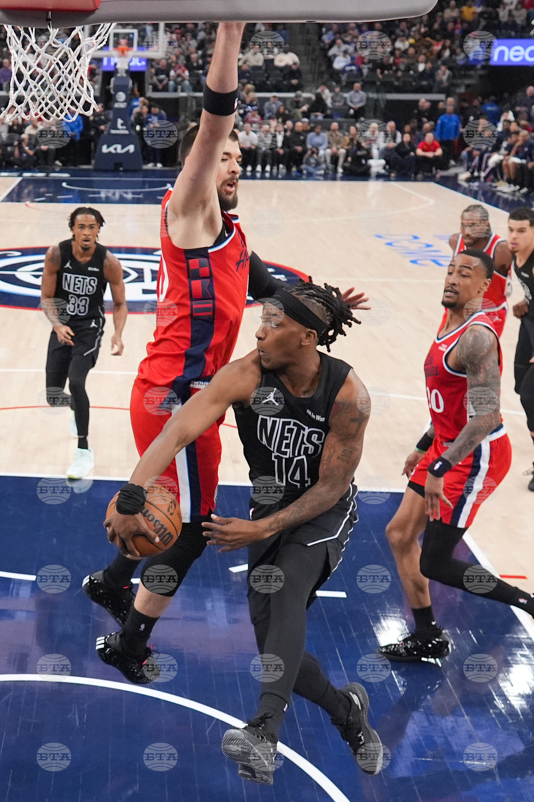 Nets Clippers Basketball