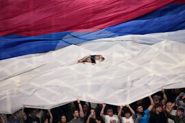 APTOPIX Serbia European Championships Waterpolo