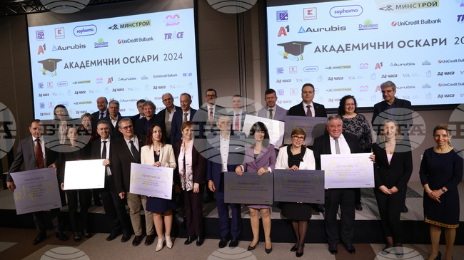Медийната платформа „24 часа“ организира десетата церемония за връчване на „Академичните оскари“