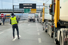 Bosnia Balkans Drivers Strike
