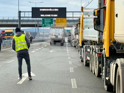 Bosnia Balkans Drivers Strike