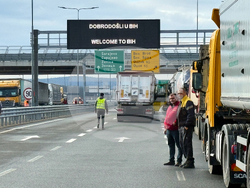 Bosnia Balkans Drivers Strike