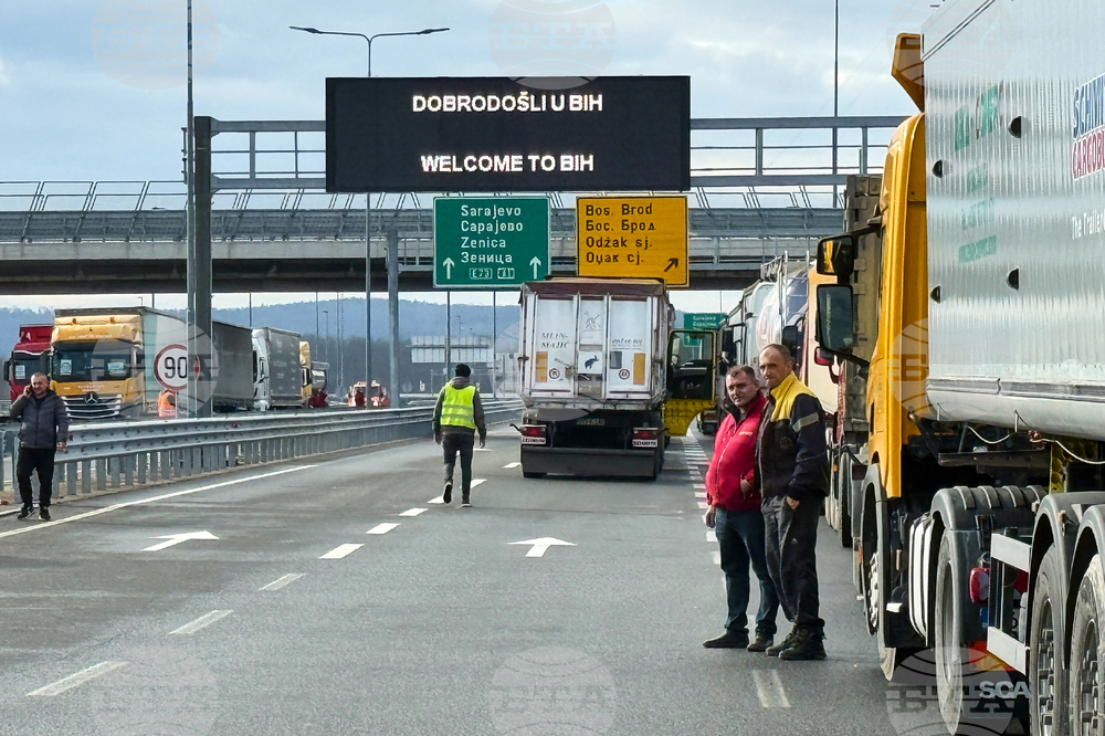 Bosnia Balkans Drivers Strike