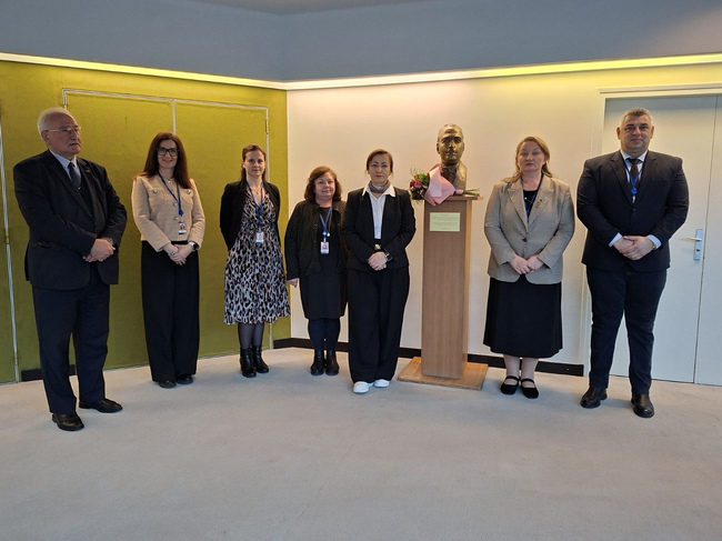 Франция - Страсбург - Международен ден за възпоменание на Холокоста - българска делегация - Димитър Пешев