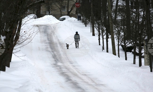 APTOPIX Winter Weather New Hampshire