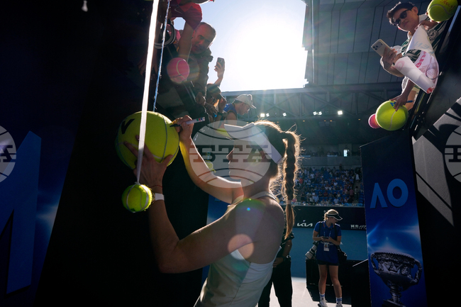 APTOPIX Australian Open Tennis