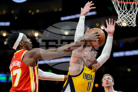 Pacers Hawks Basketball
