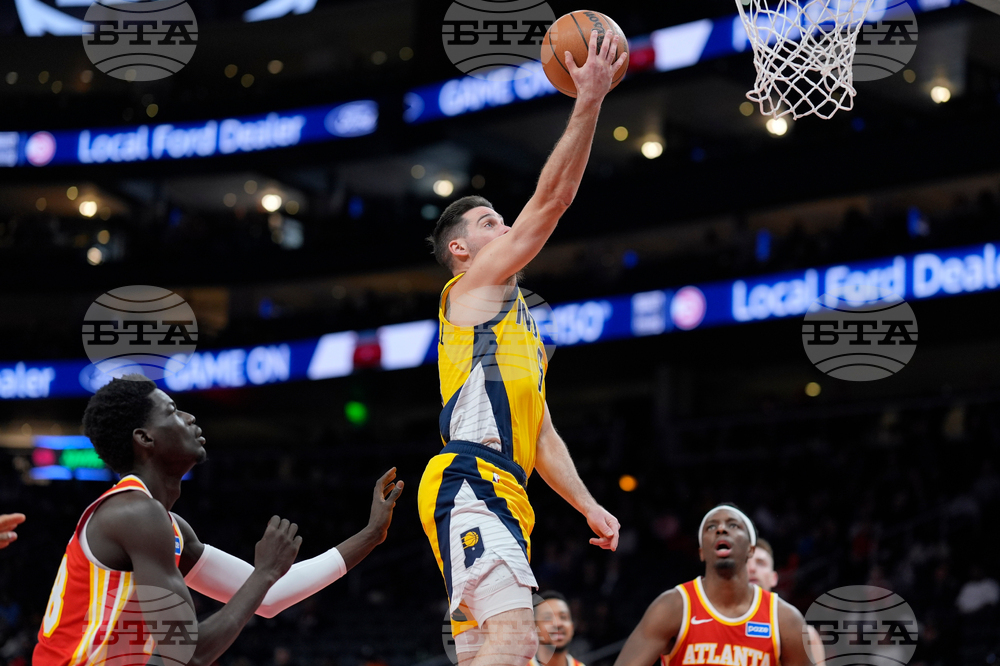 Pacers Hawks Basketball