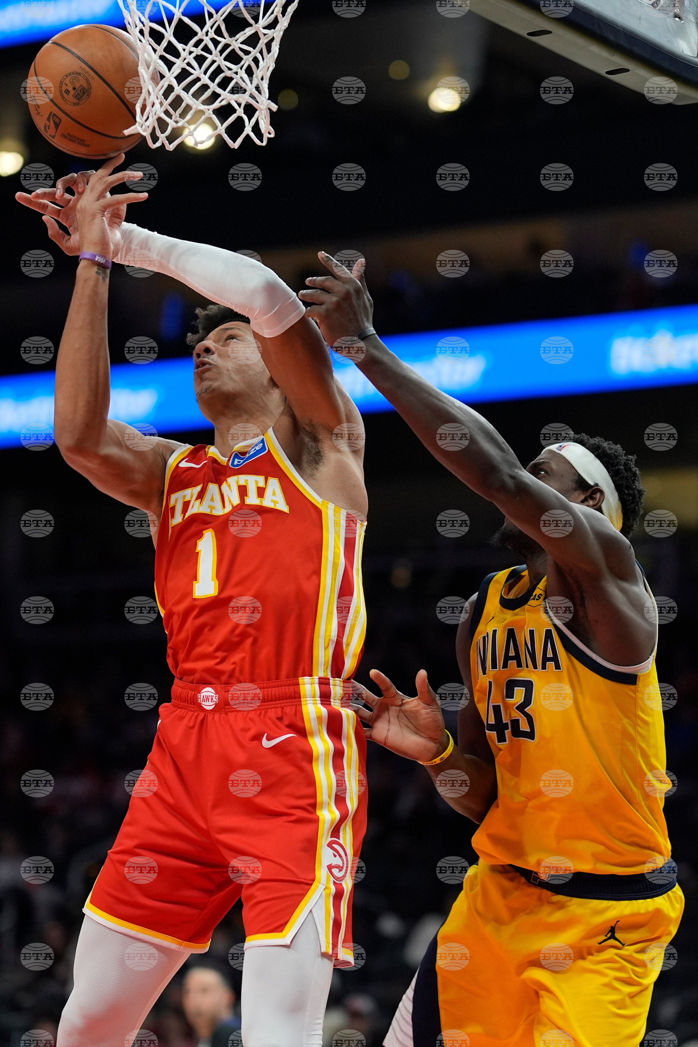 Pacers Hawks Basketball