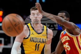 Pacers Hawks Basketball