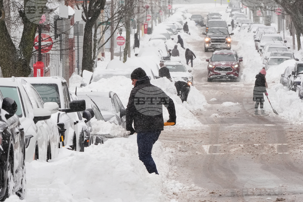 APTOPIX Winter Weather Boston