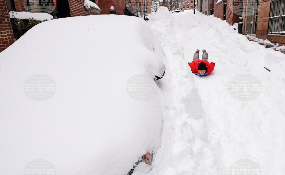 APTOPIX Winter Weather Boston