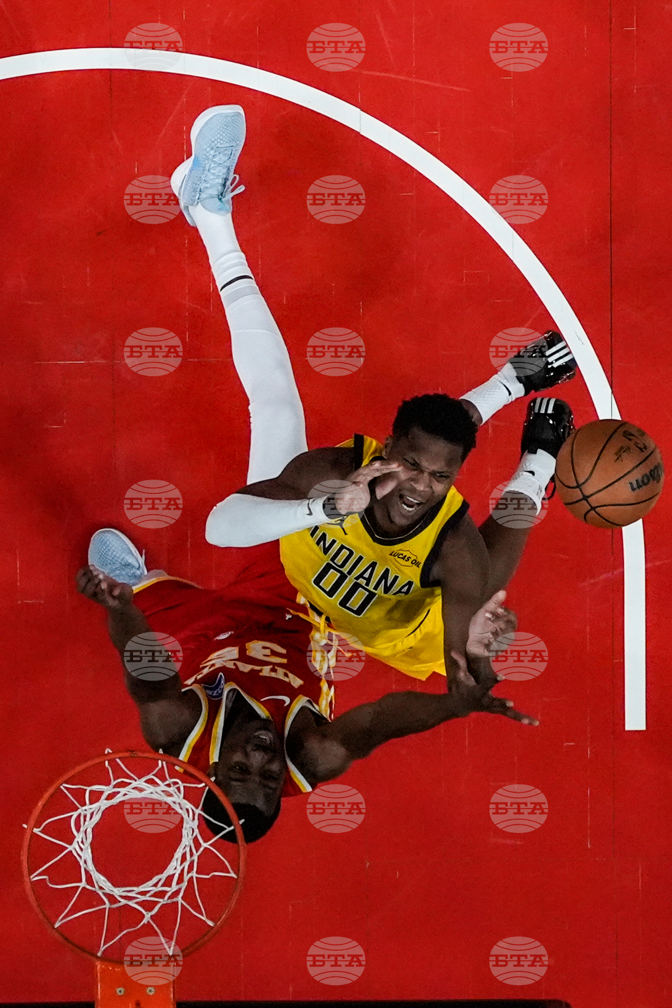 Pacers Hawks Basketball