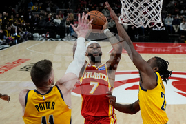 Pacers Hawks Basketball