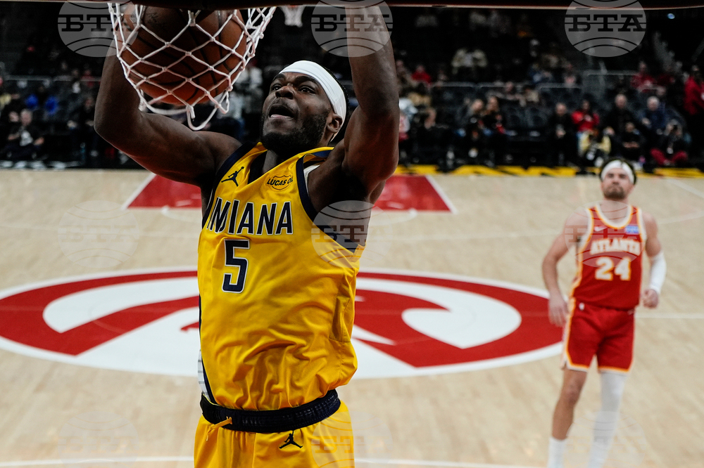 Pacers Hawks Basketball