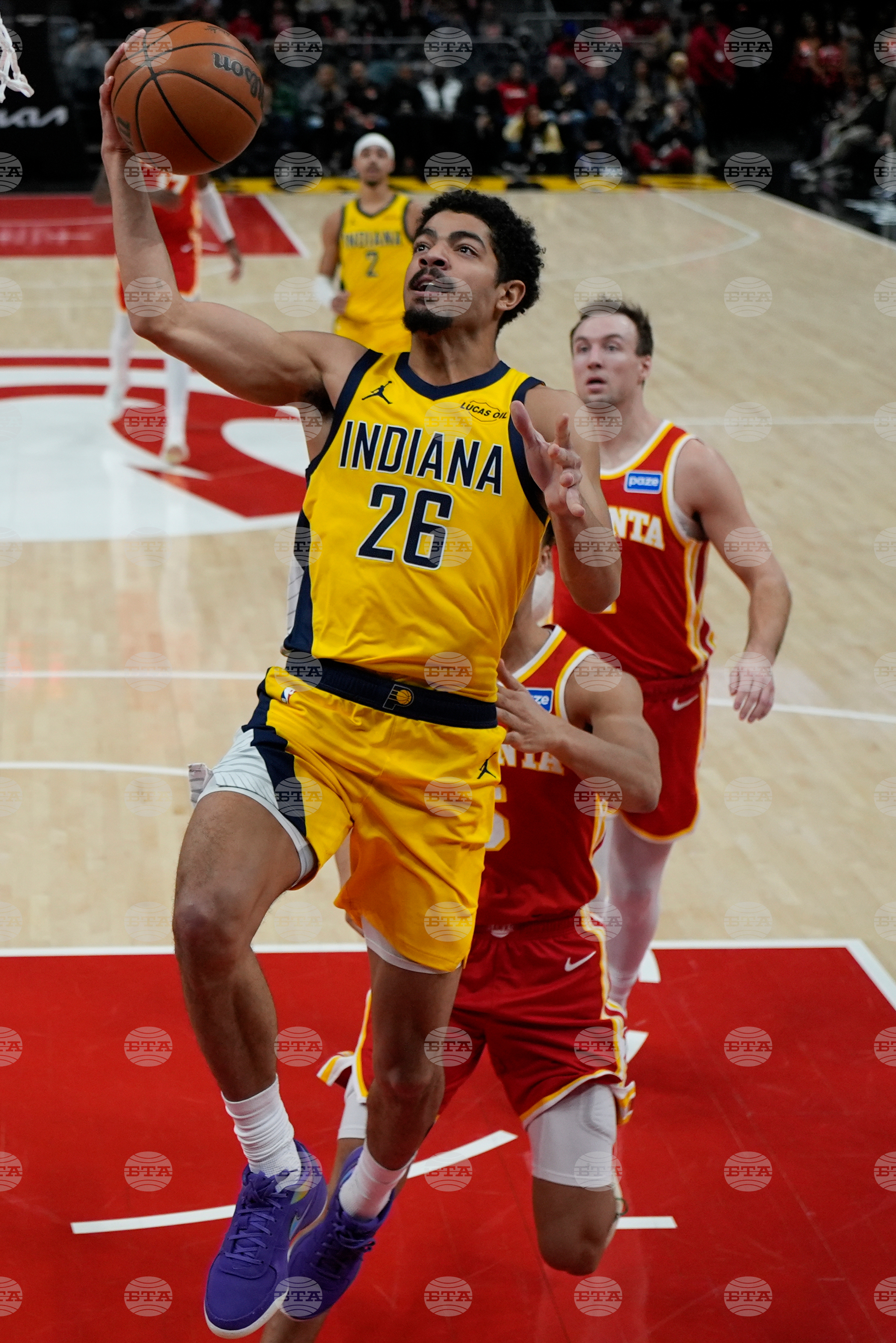 Pacers Hawks Basketball