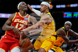 Pacers Hawks Basketball