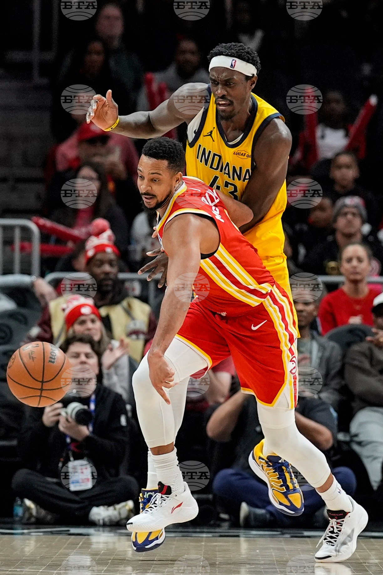 Pacers Hawks Basketball