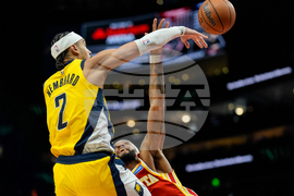 Pacers Hawks Basketball