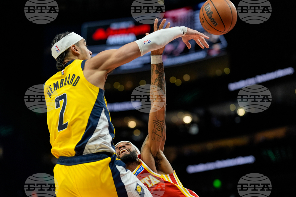 Pacers Hawks Basketball