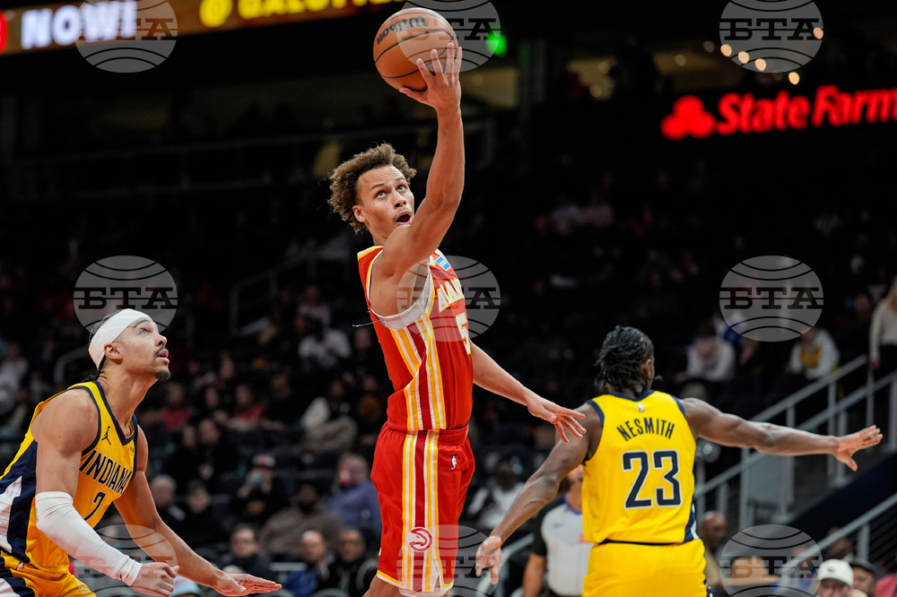 Pacers Hawks Basketball