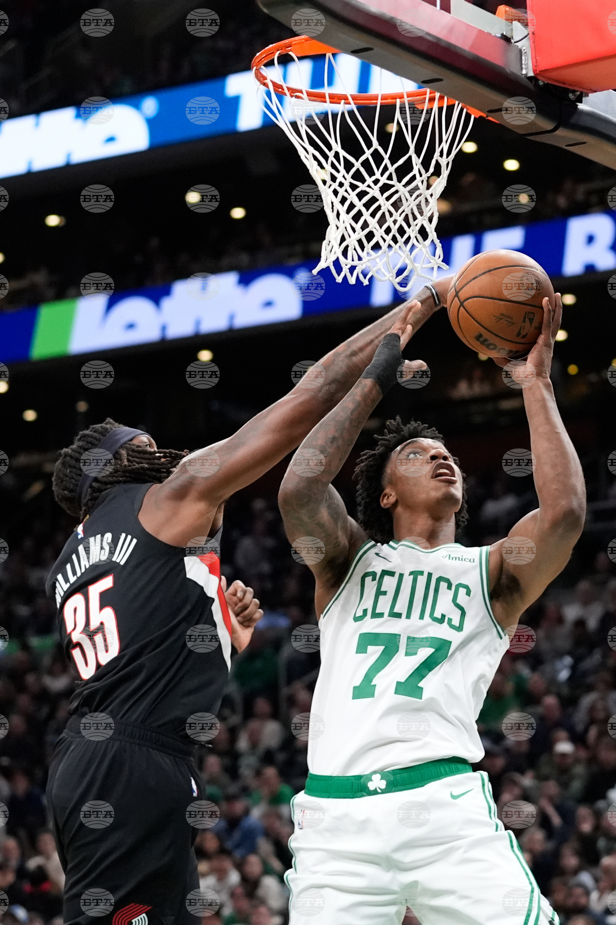 Trail Blazers Celtics Basketball