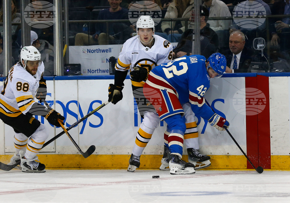 Bruins Rangers Hockey