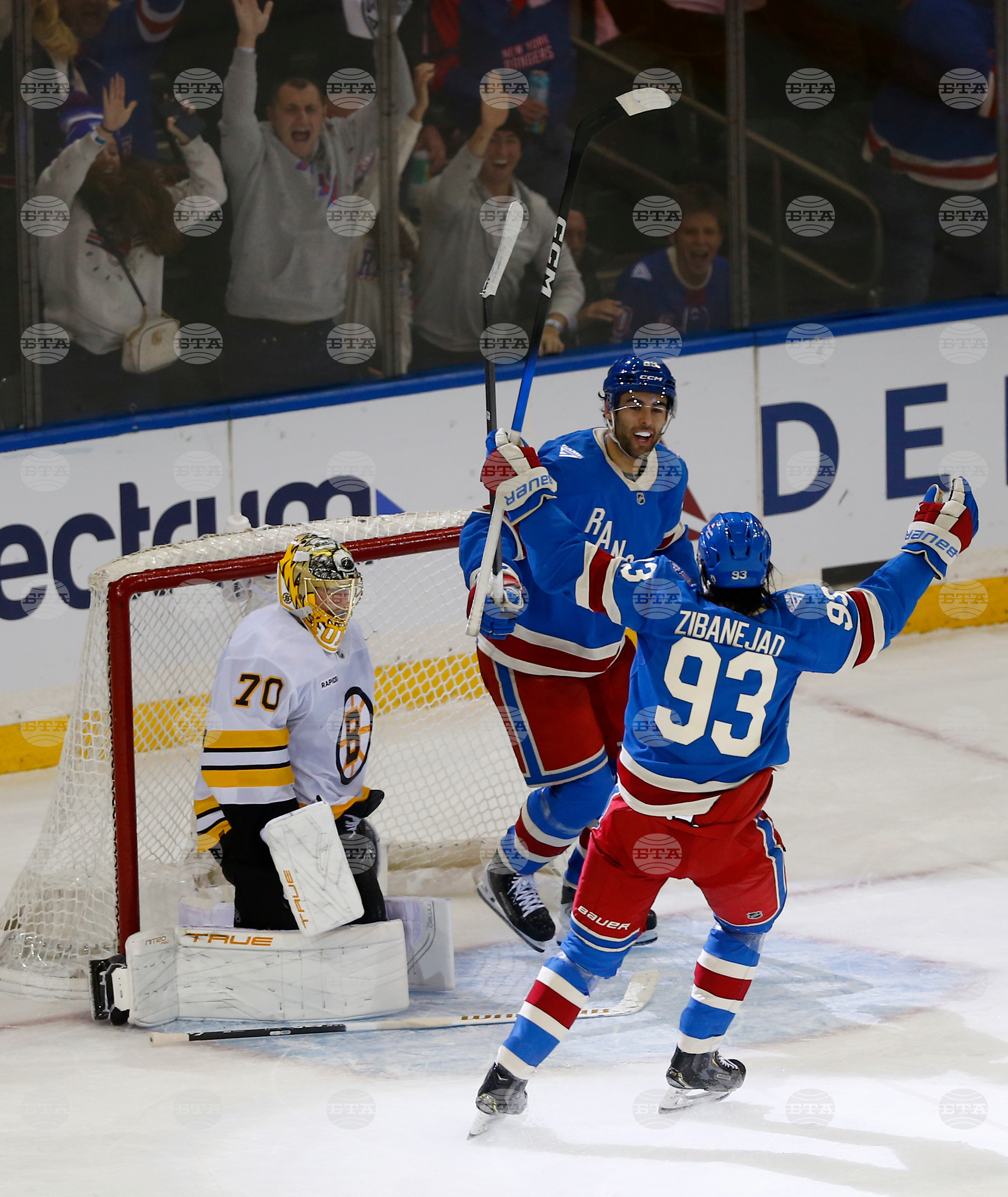 Bruins Rangers Hockey