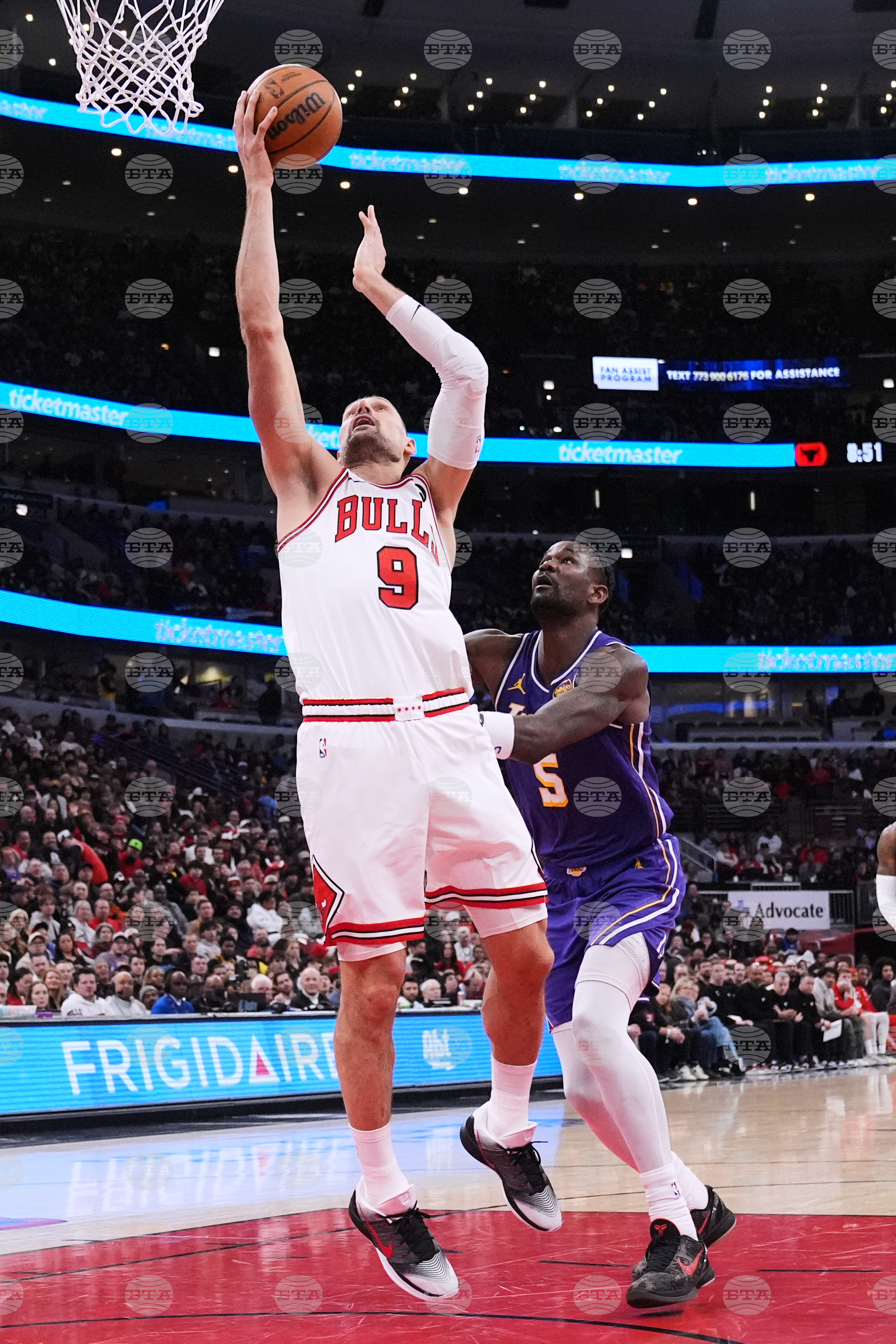 Lakers Bulls Basketball