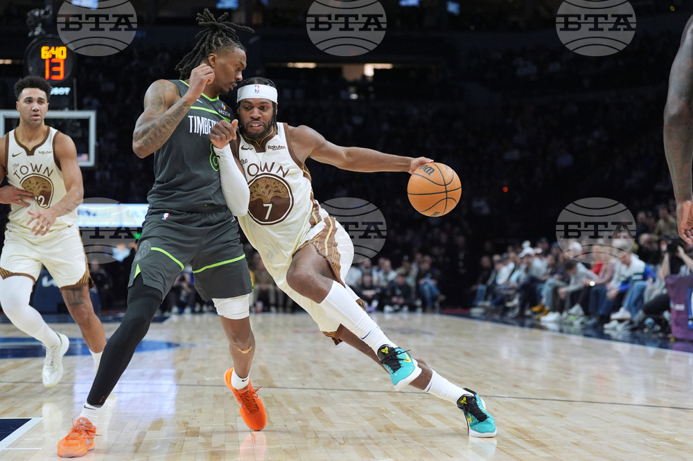 Warriors Timberwolves Basketball