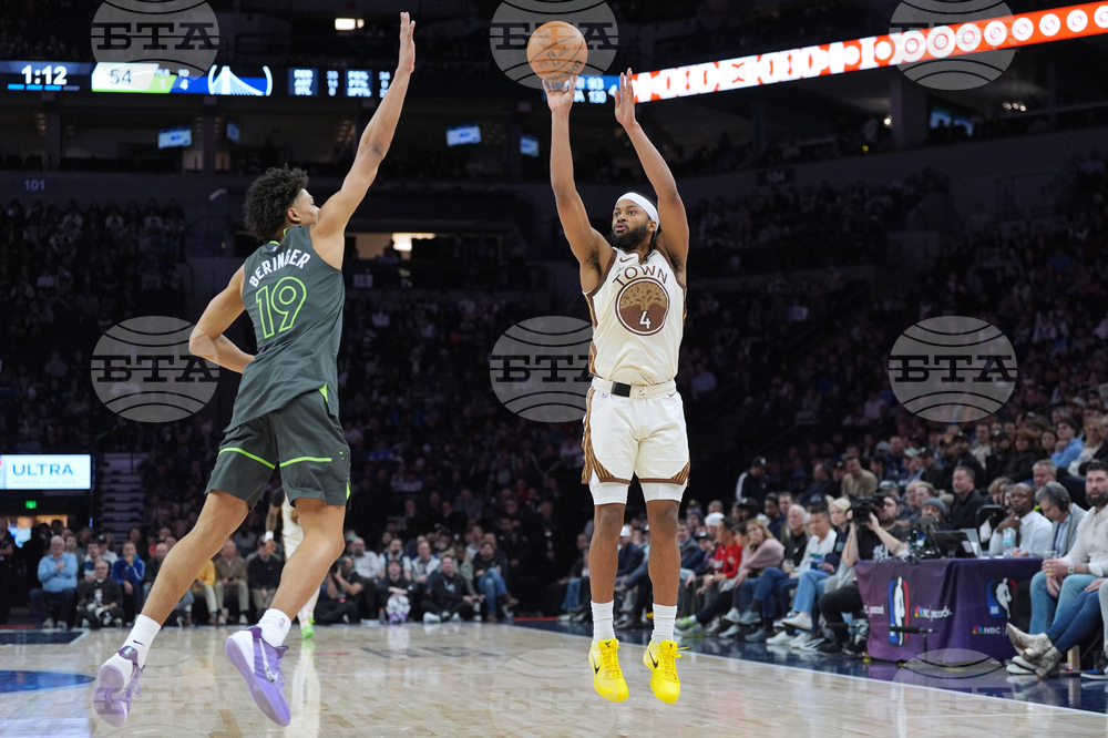 Warriors Timberwolves Basketball