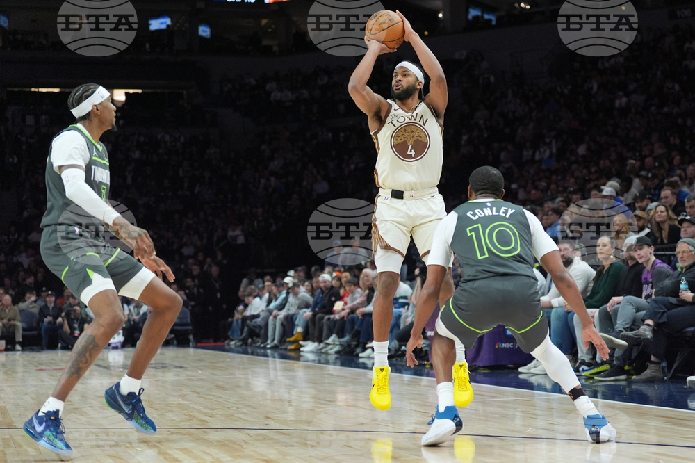 Warriors Timberwolves Basketball