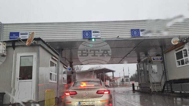 Няма опашка от тежкотоварни автомобили на границата с Република Северна Македония при ГКПП "Гюешево"