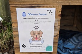 Видин - бездомни кучета - къщички